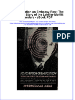 Full download book Assassination On Embassy Row The Shocking Story Of The Letelier Moffitt Murders Pdf pdf