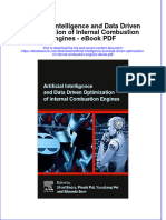 Full download book Artificial Intelligence And Data Driven Optimization Of Internal Combustion Engines Pdf pdf