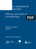  Informe de  Eficacia y seguridad de la aromaterapia