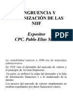 Congruencia y Armonización de Las Niif