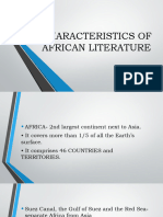 Week 2 Survey of Afro Asial Literature