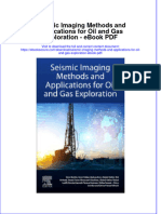 Full download book Seismic Imaging Methods And Applications For Oil And Gas Exploration Pdf pdf