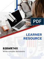 BSBWRT411 Learner Resource F v1.1