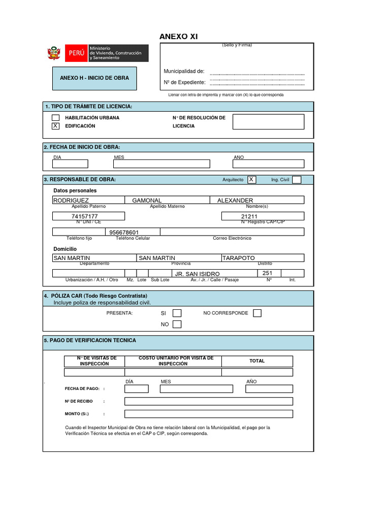 XI - Anexo H | PDF