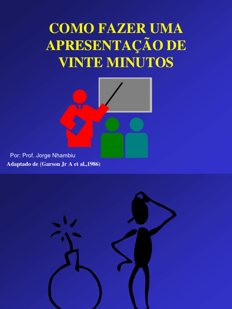 Guia para Apresentação de 20 Minutos | PDF