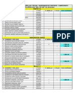 Suspension de Partidos-Conteo Tarjetas - Intercolleras