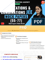 JEE+Main+2020 +PERMUTATIONS+&+COMBINATIONS+++NTA+ (Papers+55-77)