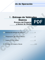 I. Entrega de Vehiculos Nuevos