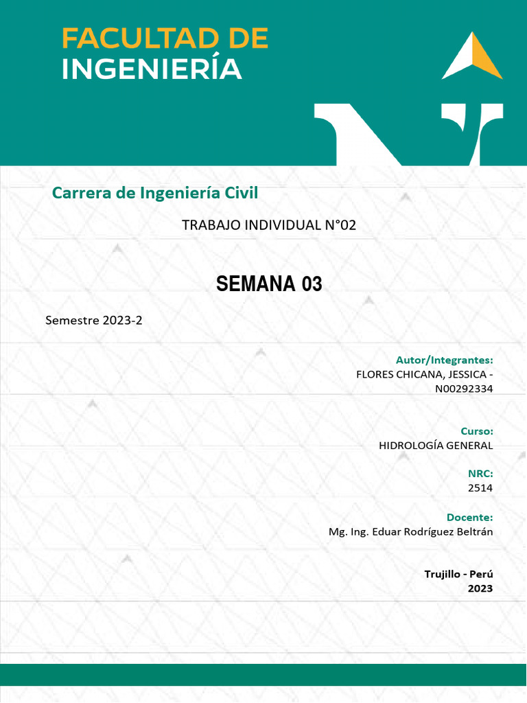 S3 Flores Chicana, Jessica - Hidrologia General | Descargar gratis PDF ...