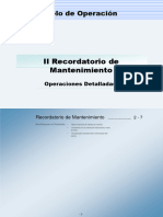 Ii. Recordatorio de Mantenimiento