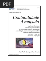 APOSTILA DE CONTABILIDADE AVANÇADA
