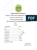 Business Plan Sample Dmu