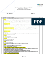 REINFORCEMENT WORKSHEET - Placing An Order and Analytical Writing-NEW