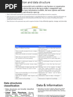 Data, Information and Data Structure