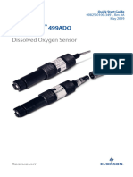 Quick Start Guide 499ado Dissolved Oxygen Sensor Rosemount en 990682