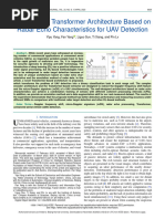 Echoformer Transformer Architecture Based On Radar Echo Characteristics For UAV Detection