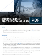 Improving Drivers Behavior With Adas Solution en