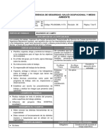 Riesgos Por PT - Ingeniero de Campo