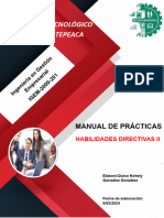 Manual de Prácticas. Habilidades Directivas II-1
