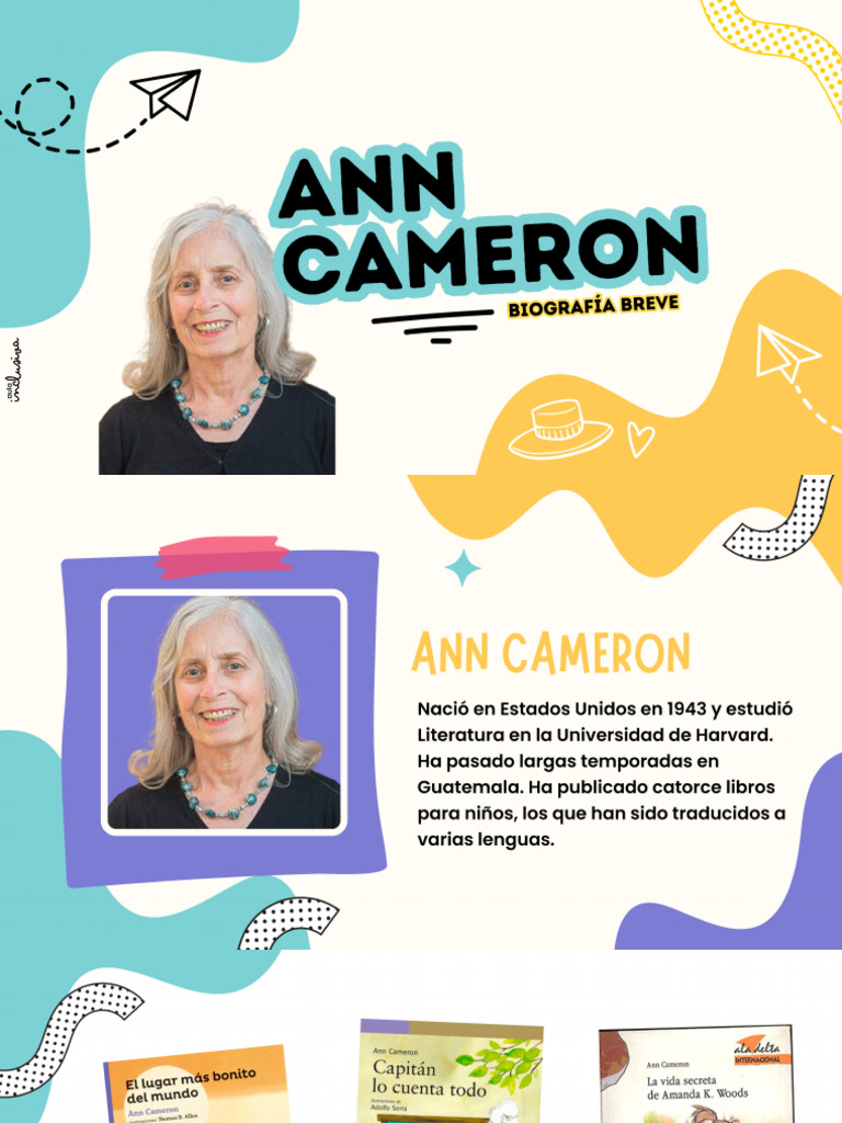 Biografía Breve - Ann Cameron | PDF