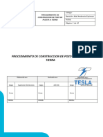 Procedimiento de Construcion de Pozo de Puesta A Tierra