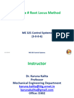 ME 325 ControlSystems Lecture RootLocusMethod