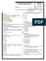 quimica 1ª série - ciclo II