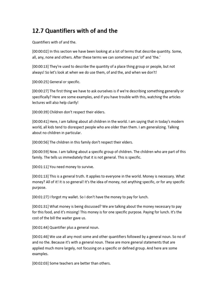 12.7 Transcript | PDF | Linguistics | Linguistic Morphology