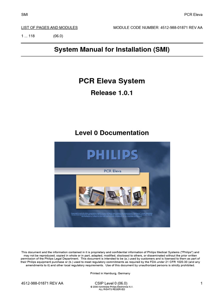 PCR Eleva System Manual For Installation 4512-984-29722aa | PDF ...