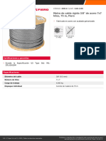 Ficha Tecnica Cable Acero 3:8 48814