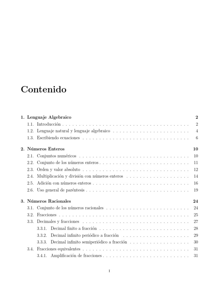Contenido de Septimo Basico, Octavo Basico y Principios de Medias | PDF ...