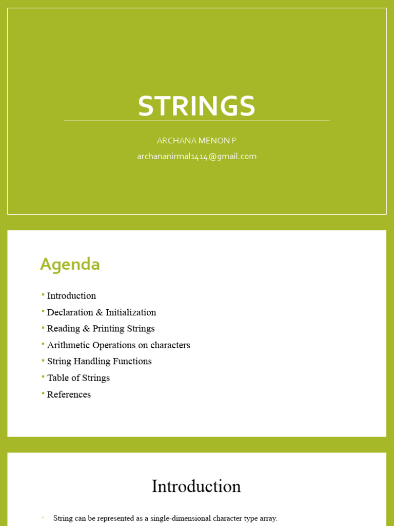 Strings-2 | PDF | String (Computer Science) | Computer Programming