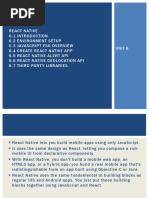 Unit 6 - React Native With Android