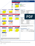 NTU Academic Calendar AY2024 25 (Semester)