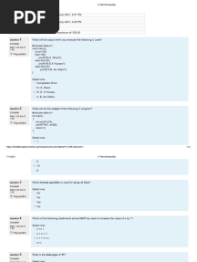 C Test 24mcqs+8qs