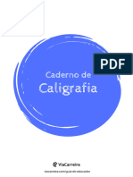 Caderno de Caligrafia para Imprimir