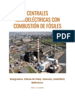 Centrales Termoeléctricas Con Combustión de Fósiles