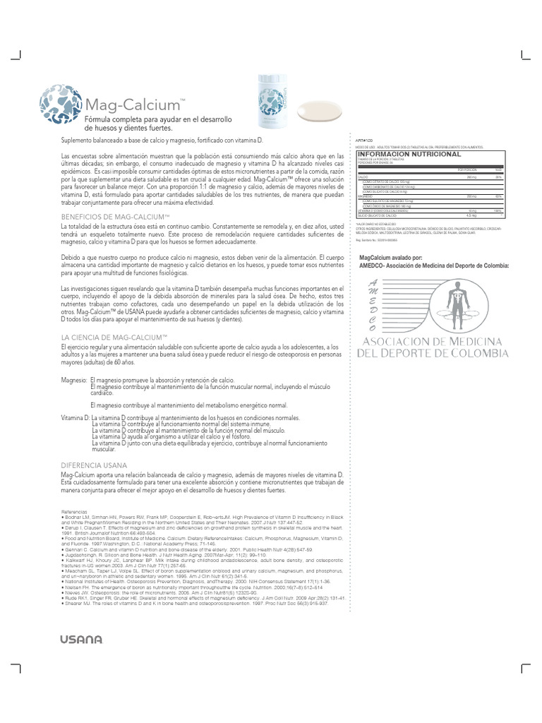 Mag Calcium | PDF | Vitamina D | Calcio