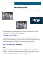 Croyances Et Pratiques Gulmance