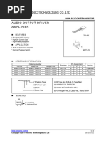 Unisonic Technologies Co., LTD: Audio Output Driver Amplifier