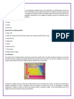 Tabla Periodica: Materiales de Los Elementos