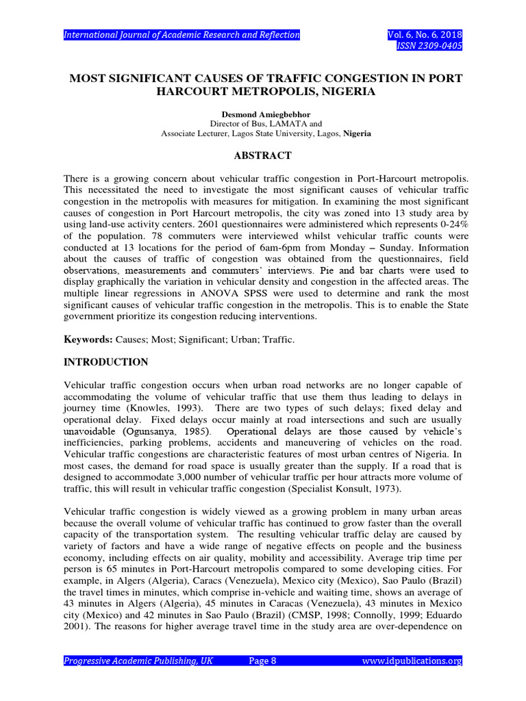full-paper-most-significant-causes-of-traffic-congestion-in-port