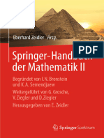 Springer-Handbuch Der Mathematik II - Begründet Von I.N. Bronstein Und K.A. Semendjaew Weitergeführt Von G. Grosche, V. Ziegler Und D. Ziegler Herausgegeben Von E. Zeidler (PDFDrive)