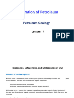 Lecture _4 444_Generation of Petroleum