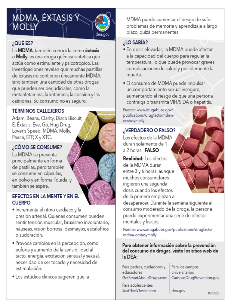 Consumo y efectos de MDMA y Molly | PDF | Mdma | Medicina CLINICA