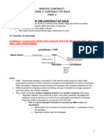 Specific Contracts(2023)_Topic 2_Contract of Sale - Part 2