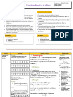 Fiche Pédagogique de Fonctions Linéaires Et Affines