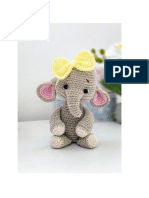 Elefante Lindo Amigurumi Patron Gratis PDF Paso A Paso