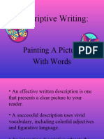 Descriptive Writing