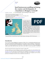 Optically Stimulated Luminescence Profiling and Dating of Earthworks: The Creation and Development of Prehistoric Field Boundaries at Bosigran, Cornwall